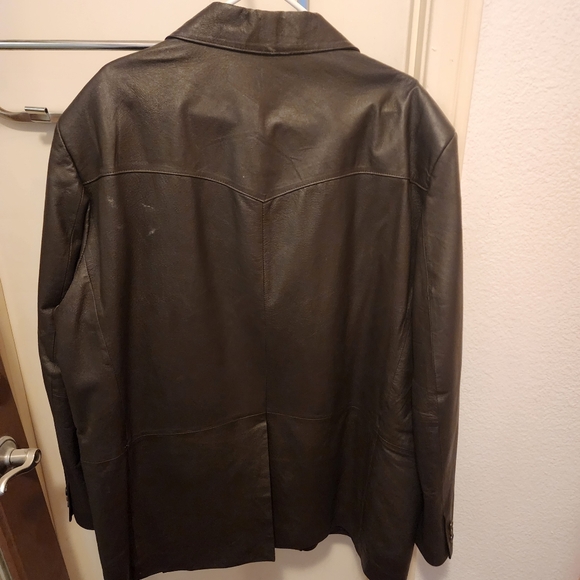 Real Leather Coat - Picture 3 of 4
